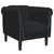 3-dijelni set sofa crni baršunasti
