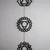 Wallity APT406MS Zidna dekoracija Chakra, Crna