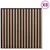 Zidne panele 8 pcs Smeđa 60,5 x 60 cm