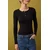 Trendyol Milla ženska bluza Twoaw26Bz00140, crna-crna