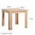 Homestyle4U Jedilni komplet, 80x80x75 cm, antracit, rjava