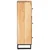 Highboard s ladicama Smeđa 40 x 33 x 110 cm Čvrsto drvo manga