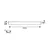 Rabalux Pametno svetlo Easylight2, LED 10W, L57.5cm, Srebrne boje