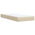 vidaXL vidaXL Box spring postelja z vzmetnico krem 90x200 cm blago, (21291713)