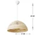 Opviq luster Calotte, 1 × E27, krem