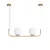Opviq Luster Faruk-13711, 20-110cm, 2xE14, 90 cm Kabl, Zlatne boje