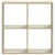Regal za knjige boja hrasta 68,5x32x68,5 cm konstruirano drvo