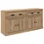Komode s ladicama 2 pcs Umjetnički hrast 70 x 35,5 x 67,5 cm