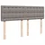 Vidaxl Box spring postelja z vzmetnico taupe 160x200 cm blago