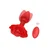 Butt Plug sa vibracijom Rose, 11.2cm, Crveni
