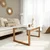 Hanah Home Klub sto Via 85x40x55cm Smeđe