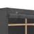 vidaXL Garderobna omara siva 79x40x170 cm iz blaga