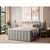 Siva boxspring postelja s prostorom za shranjevanje 160x200 cm Tasca – Maison de Reve