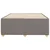 Vidaxl Posteljni okvir brez vzmetnice taupe 120x200 cm blago