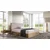 Boxspring postelja Wood 6 - 200x200 cm - hrast lancelot