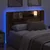 Krevetna ploča s LED-om Zidne Staro drvo 140 x 16,5 x 103,5 cm