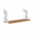 HANAH HOME Zidna polica Hunter Dog White