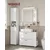 Songmics Kopalniška omarica 30x80x64 cm Bela