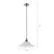 Luster na sajli JULL 1xE27/15W/230V sjajni hrom/prozirno staklo