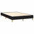 Krevet box spring s madracem LED crni 120 x 200 cm od tkanine