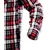 slomart NEO TOOLS Flanelna srajca rdeče-črno-bele karirane, XL