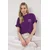 Trendyol Milla Ženska majica TWOSS25TS00146, Ljubičasta