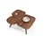 Hanah Home klub sto Sofya 102, 102 cm, orah