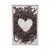 Plakat srce iz kavnih zrn - 30x45 white