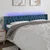 Vidaxl LED posteljno vzglavje temno modro 183x16x78/88 cm žamet