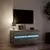 Zidni TV ormarić s LED svjetlima siva boja hrasta 100x31x45 cm