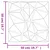 Zidne panele 48 pcs Zelena 50 x 50 cm XPS pjena