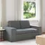 Vidaxl Kavč Temno siva 162 x 80 x 82 cm blago