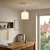 BRILAGI - LED plafonski luster RETRO GLASS 1xE27/60W/230V pr. 10 cm beli