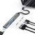 Qoltec Hub adapter USB-C 3.1 5v1 | USB-C PD | USB-C | 2x USB 2.0 | USB 3.0