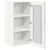 Zidni stakleni ormarić 2 pcs Betonski sivi 40 x 31 x 80 cm