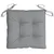 Jastuci za stolice 4 kom sivi 40 x 40 x 7 cm od tkanine Oxford