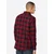 Urban Classics Srajca Checked Flanell, rdeča