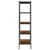Police s 5 razina crne i boja drva 80 x 40 x 163 cm