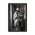 Plakat volk s časopisom na stranišču - 30x45 silver