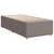 vidaXL Box spring postelja z vzmetnico taupe 90x200 cm blago
