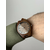 WoodWise Unisex Ručni sat Nux Naturus, Kvarcni mehanizam, Braon