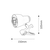 RABALUX Stona lampa clip crna