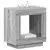 Bocni stol Siva sonoma 60 x 40 x 65 cm Konstruirano drvo