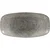 Churchill plitev krožnik Raku Quartz Black 35,5x18,9 cm (6 kos)