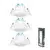 Aigostar - SET 3x LED ugradna svetla LED/5W/230V 3000K, prečnik 8,5 cm, bela