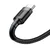 USB kabel Baseus Cafule USB Type-C 2A 3m sivo-crni