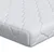 vidaXL Vzmetnice Bela 160 x 80 cm 100% poliester
