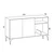 Hanah Home Komoda Galaxy 120x80x40cm Bela