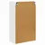 TV zidni ormar Bijelo 59,5 x 31 x 100 cm Konstruirano drvo