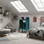 Hanah Home stalak za gramofon CPT4839-50, 50 cm, plavi